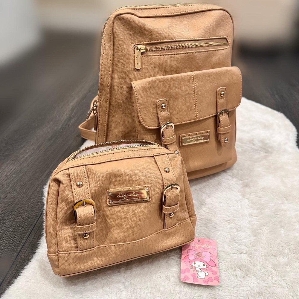 LIZ LISA x My Melody ‘LizMelo’ Beige Backpack and Pouch.